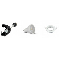 NNEK0745VT KIT SPOT NOVALUM 6.5W 4000K SPOT ORIENTABLE BLANC