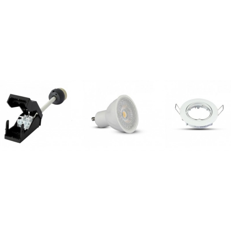 NNEK0745VT KIT SPOT NOVALUM 6.5W 4000K SPOT ORIENTABLE BLANC