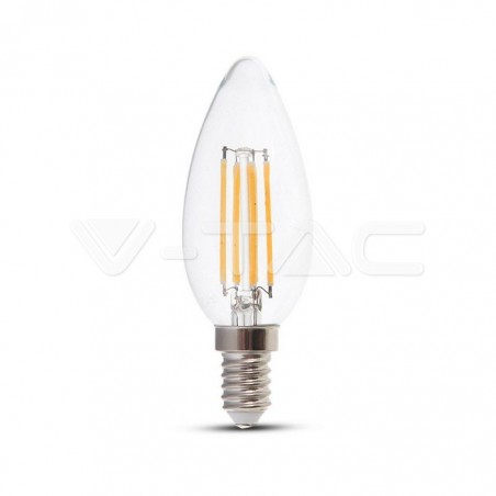 E14 FLAMME LED Bulb - 4W Filament  Candle Warm White