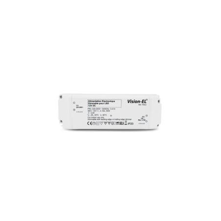 ALIM LED VISION-EL 12V DC DIMMABLE COUPURE PHASE 50 WATT IP 20