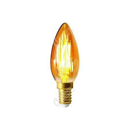 Flamme C35 filament LED 4W E14 2200K 260lm amb. dim.