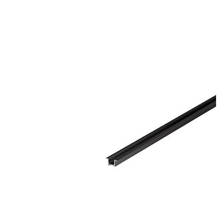GRAZIA 10, profil à encastrer, 2 m, noir